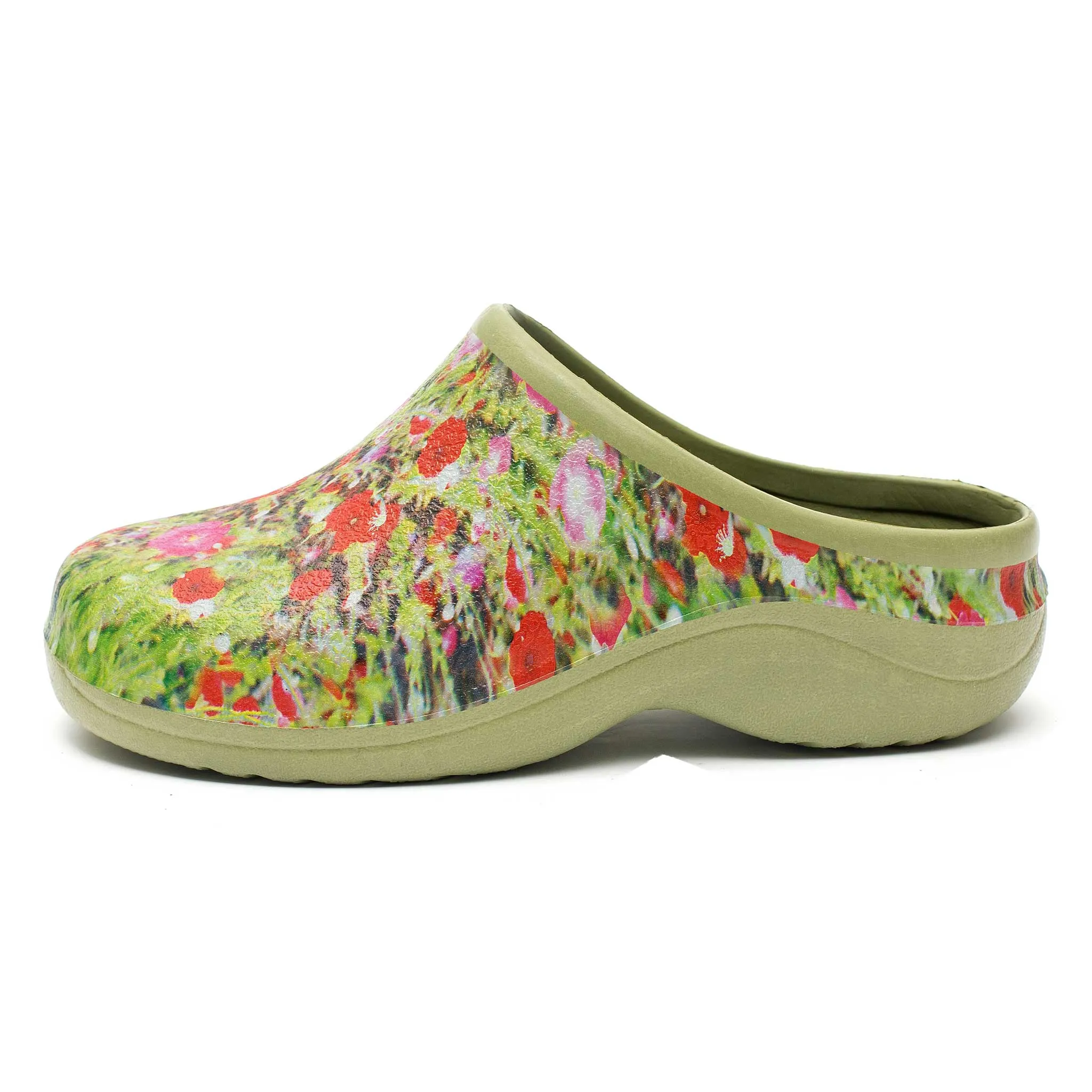 Poppy Explosion Classic Half Sizes Women's Clogs