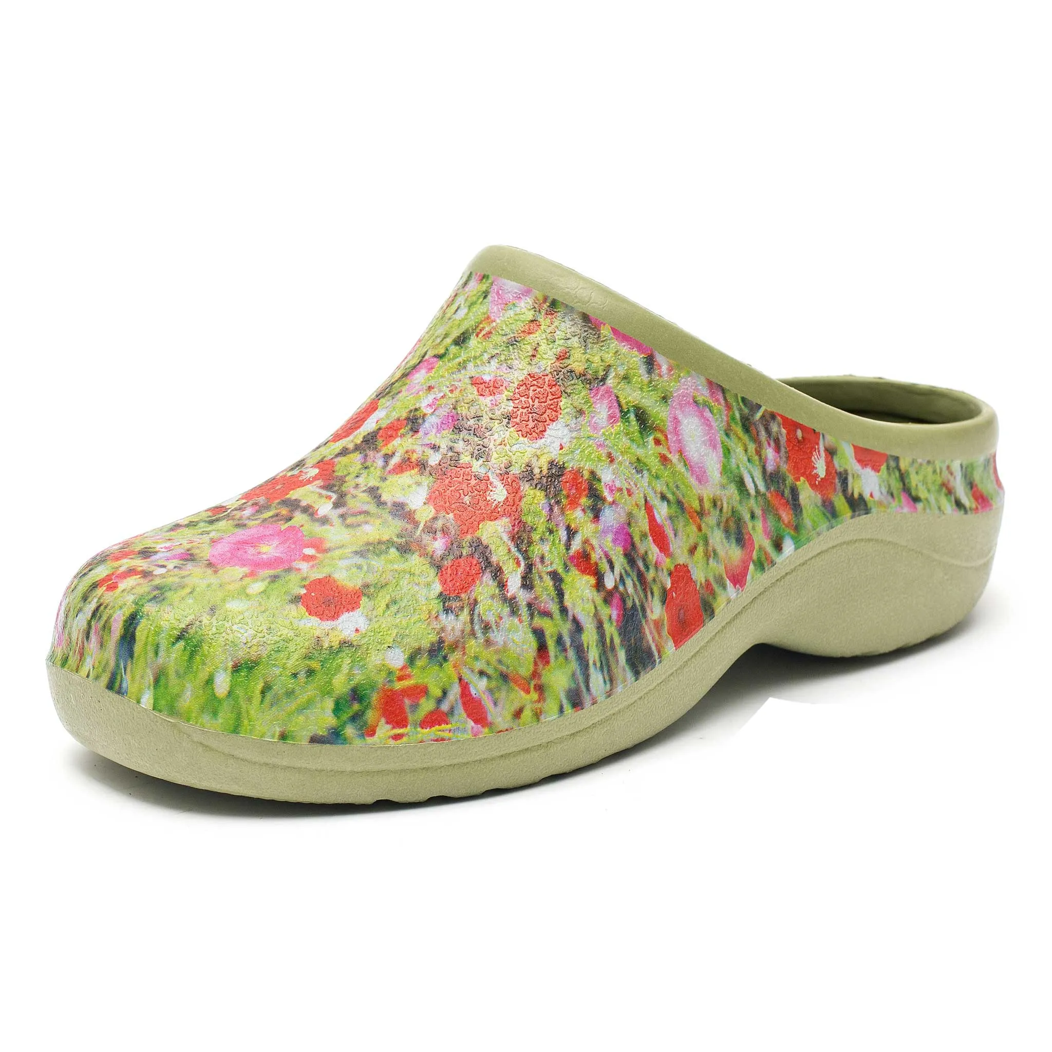 Poppy Explosion Classic Half Sizes Women's Clogs