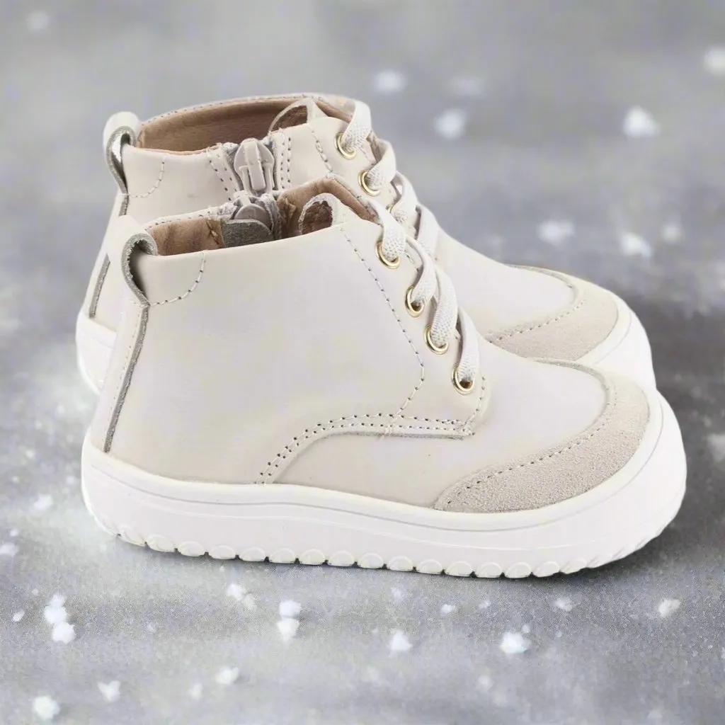 Pre-Order Play Perfect Bone High Top {Premium Leather}