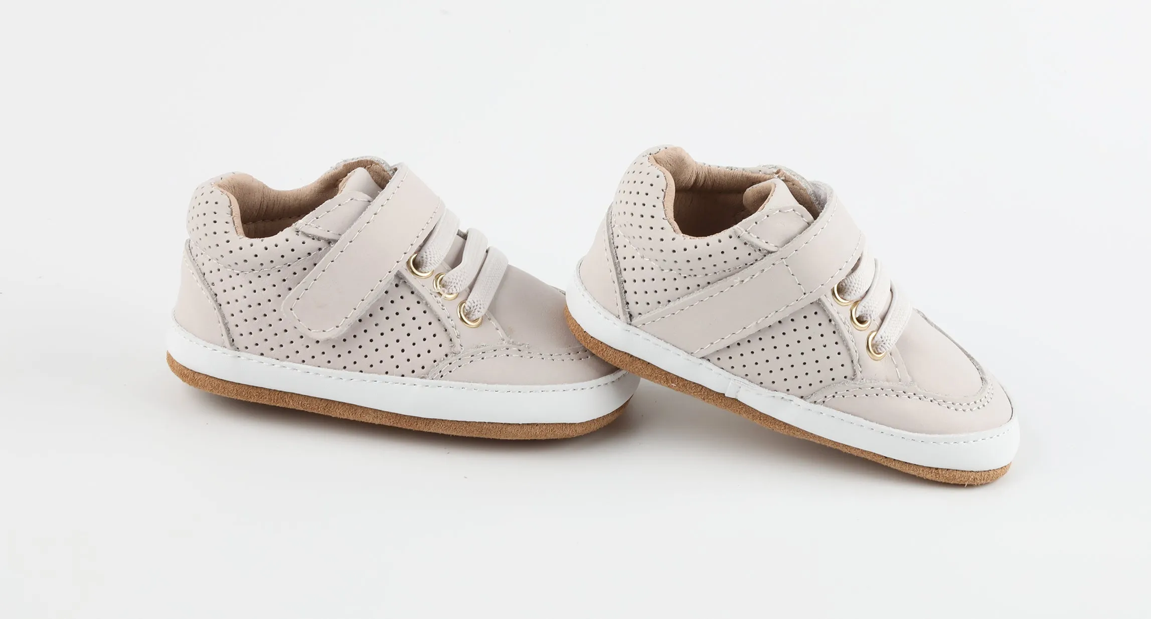 Pre-Order Play Perfect Bone Low Top {Premium Leather}