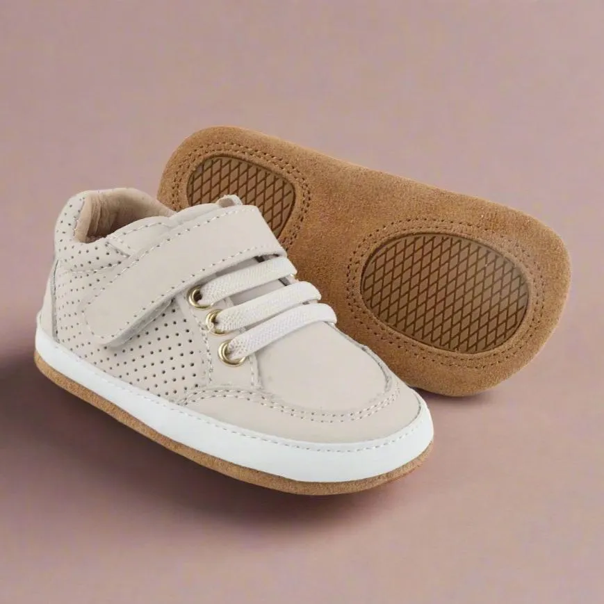 Pre-Order Play Perfect Bone Low Top {Premium Leather}