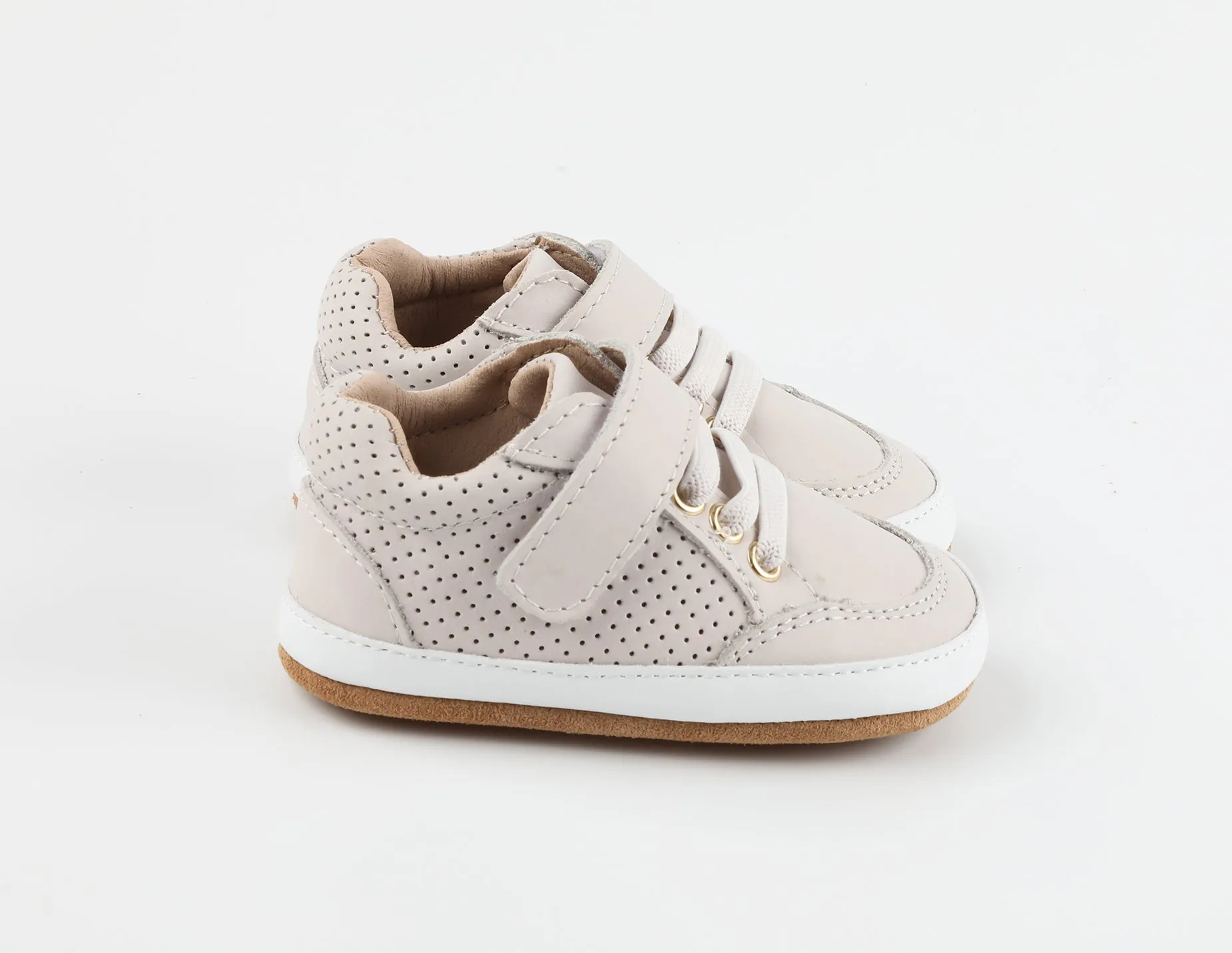 Pre-Order Play Perfect Bone Low Top {Premium Leather}