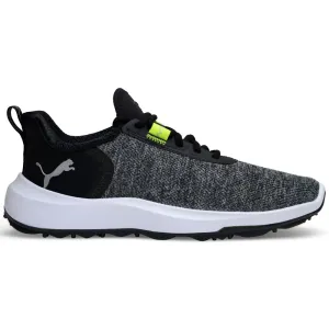 Puma Fusion Crush Sport JR Spikeless Waterproof Shoes - Black/Electric Lime