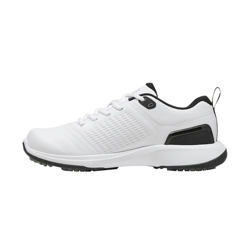 PUMA Fusion Flex Men's Spiked Shoes (White/Black)