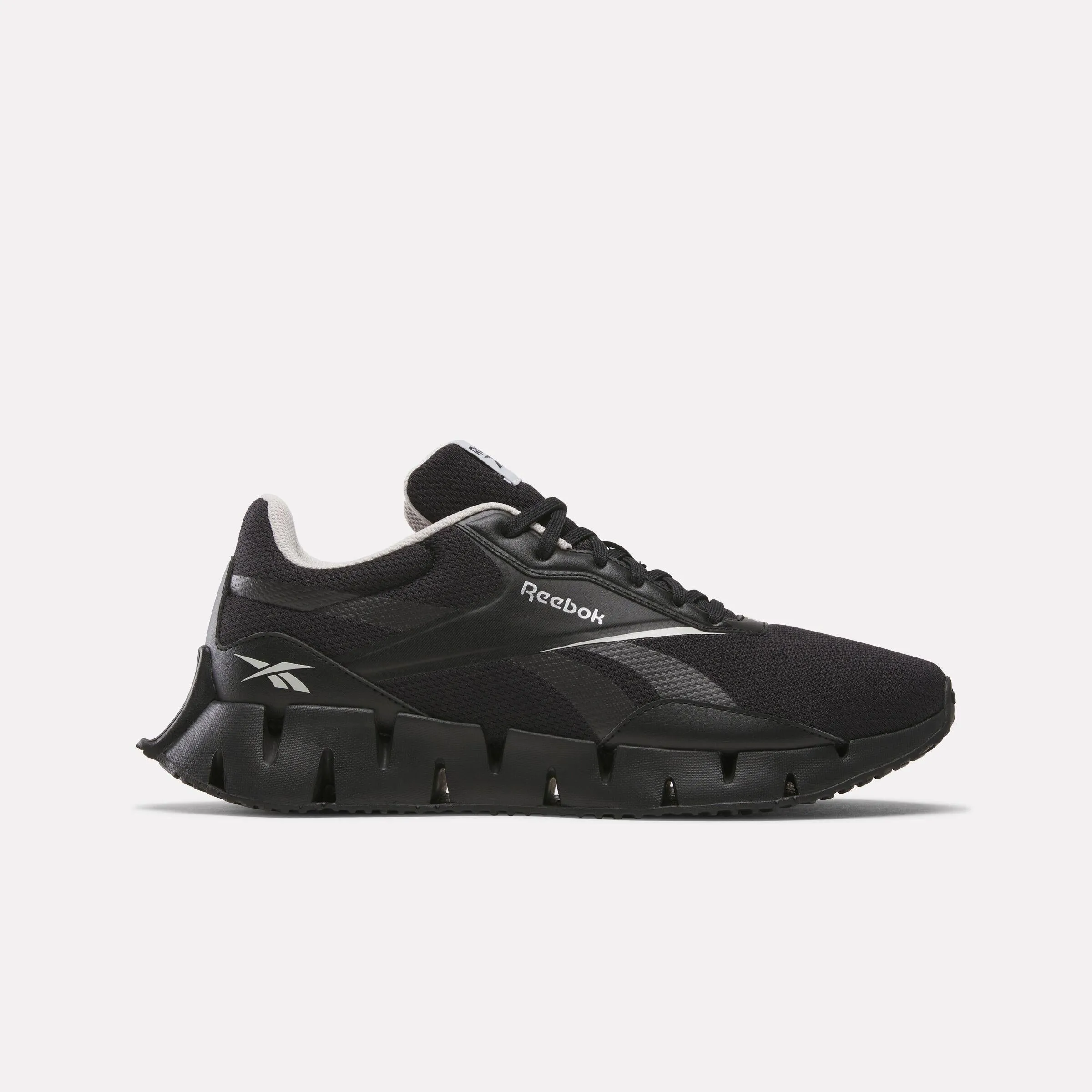 Reebok Footwear Men Zig Dynamica STR Shoes BLACK/WASHEDBLACK/MISTGREY