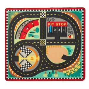 Round the Speedway Race Track Rug