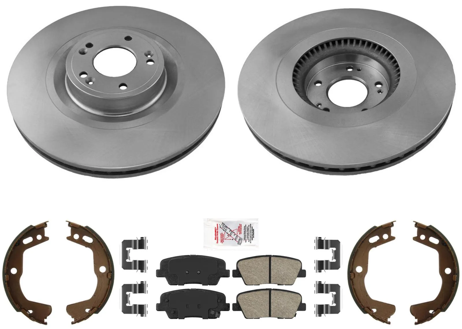 Rr Disc Brake Rotors Brake Pad Hardware Parking Shoes for Hyundai Equus V8 14-16