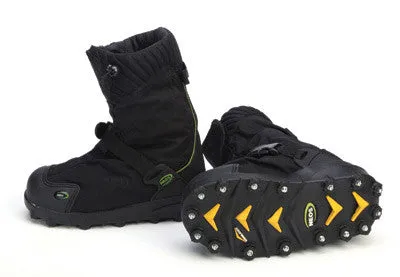 Servus by Honeywell Large NEOS Explorer Black Insulated Rubber And Nylon Overshoes With STABILicers Cleated Outsoles