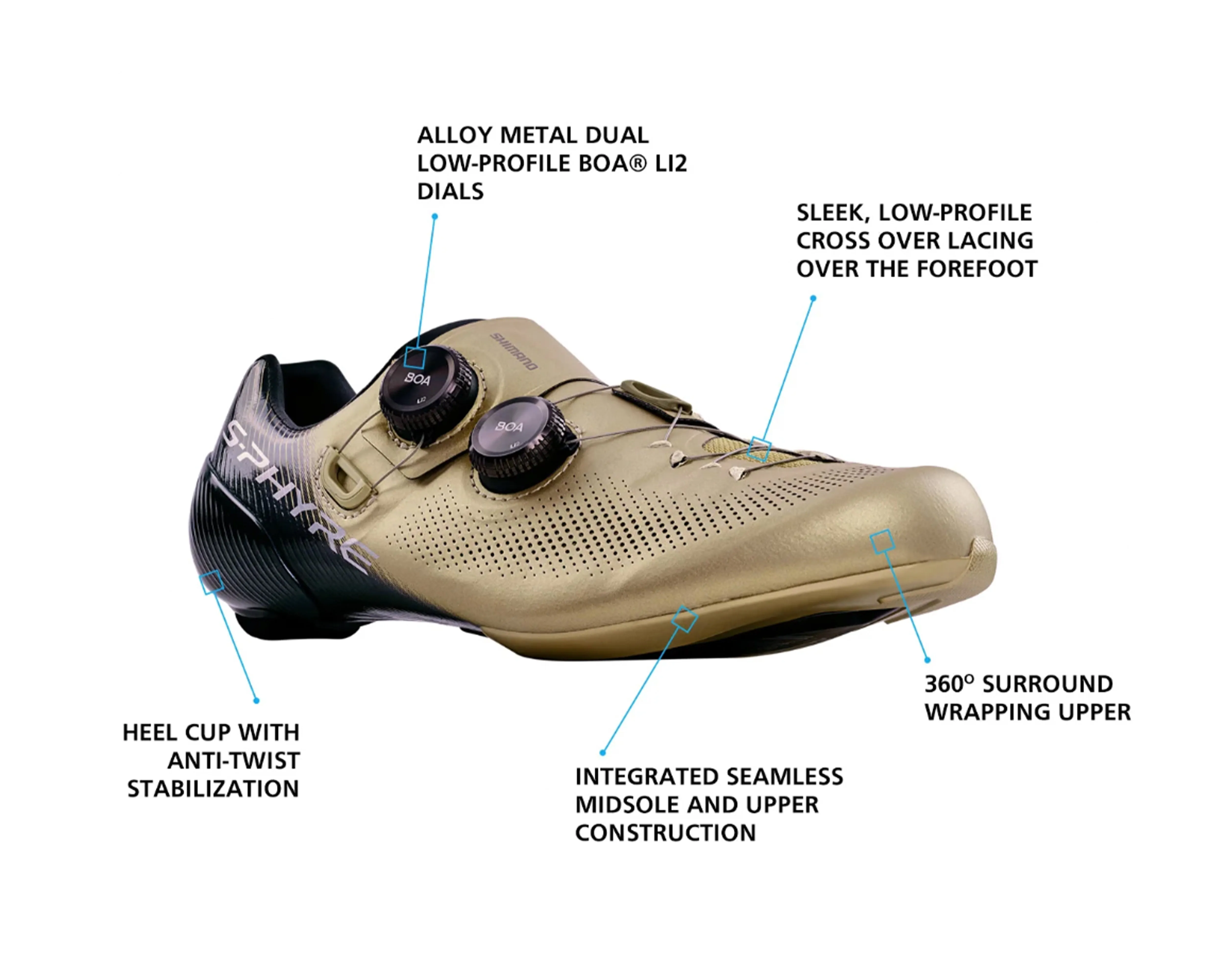 Shimano S-PHYRE SH-RC903S Shoe Champagne (Limited Edition)