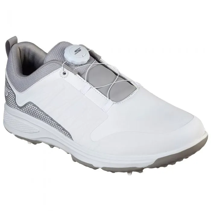 Skechers Go Golf Torque Twist Spiked Shoes - White/Grey