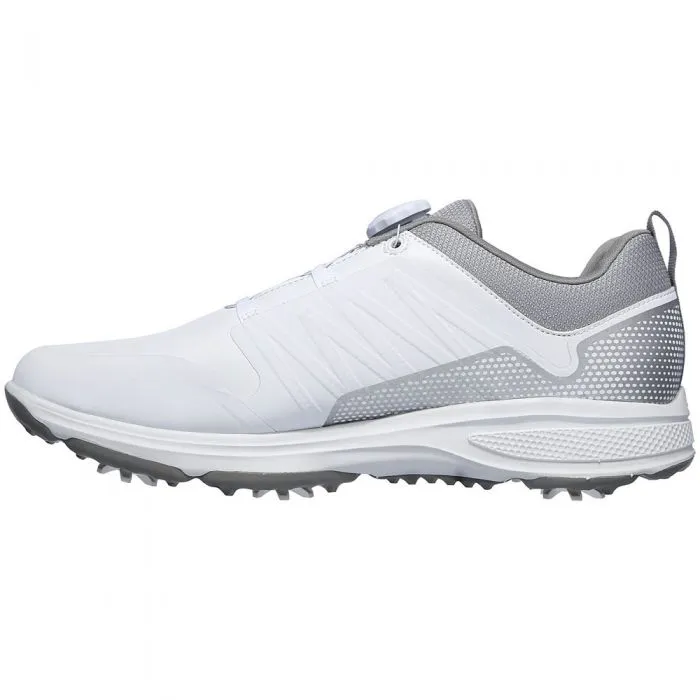 Skechers Go Golf Torque Twist Spiked Shoes - White/Grey