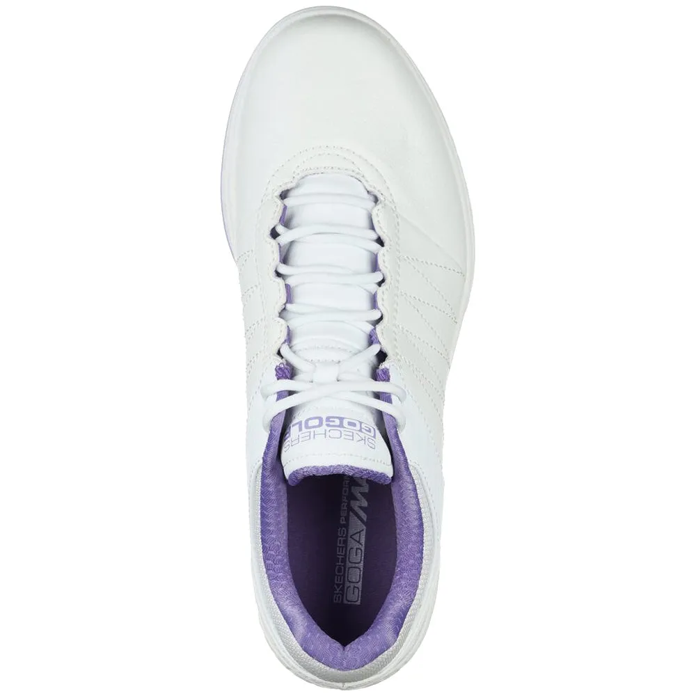 Skechers Ladies Go Golf Pivot Spikeless Shoes - White/Purple