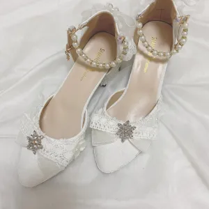 Sohiwoo Japanese Sweet Lolita Handmade Daily Lo Shoes Soft Girl High Heels Girl Stage Tea Party Performance Heel Height 5cm