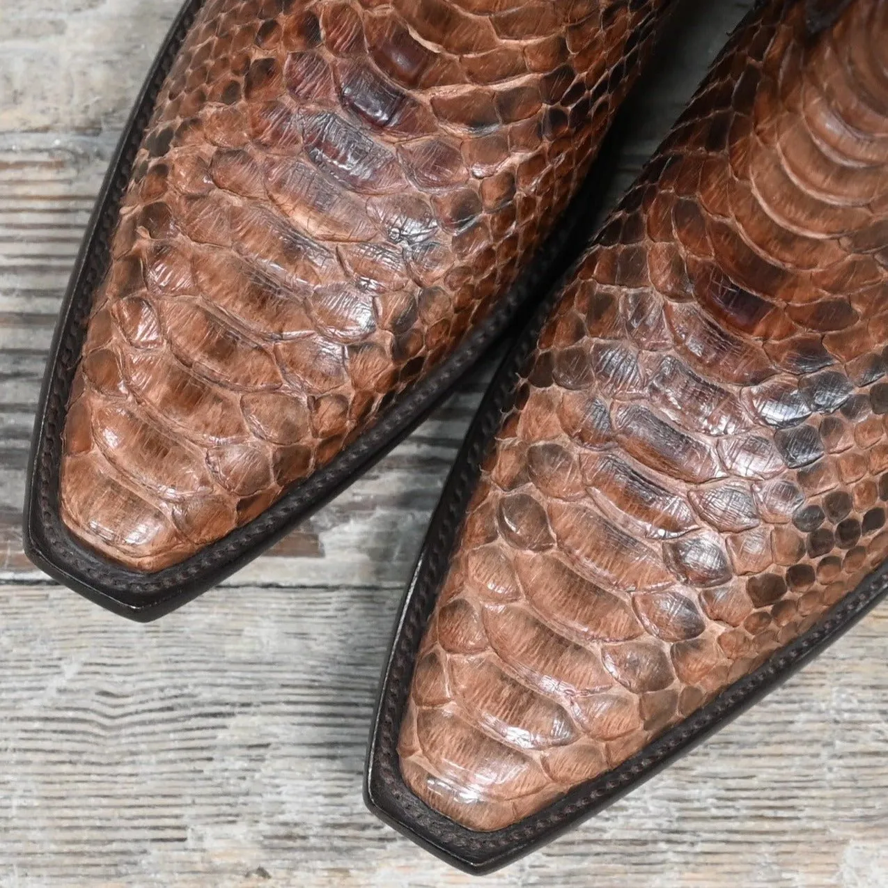 Stallion Zorro Brown Python 3 Piece