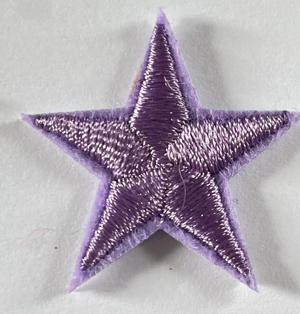 Stars Iron On Patches - small