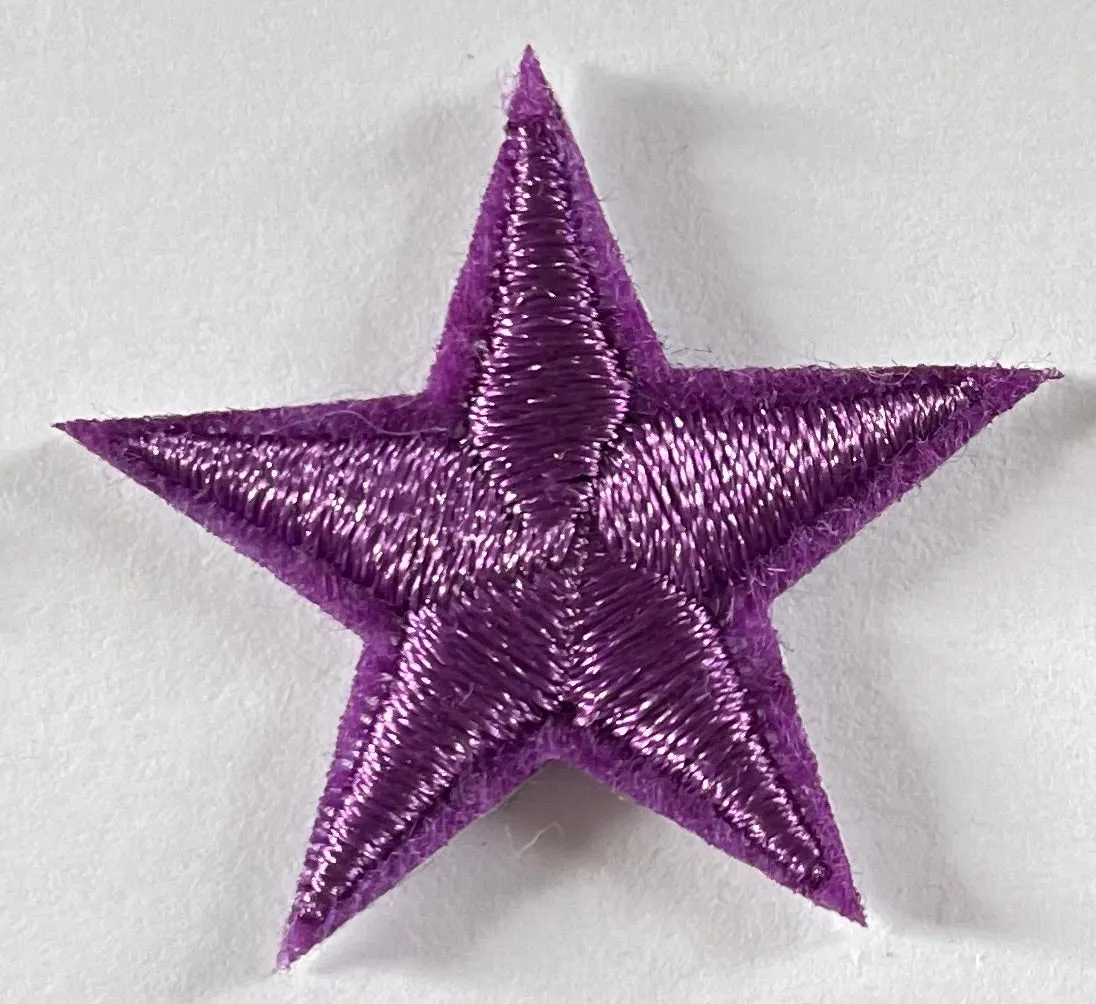 Stars Iron On Patches - small