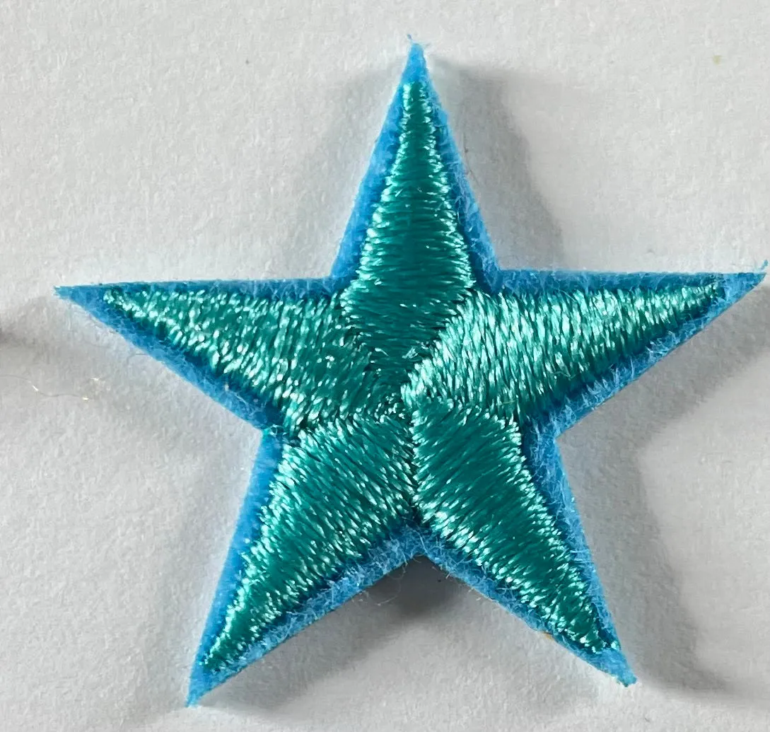 Stars Iron On Patches - small