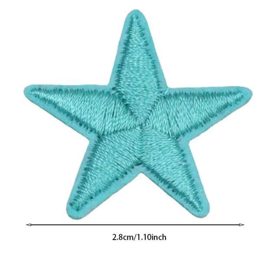 Stars Iron On Patches - small