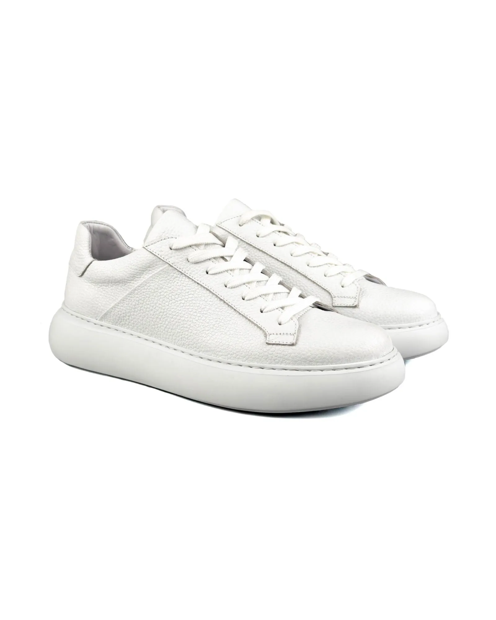 T-Spartan White Genuine Leather Men's Sport (Sneaker) Shoes