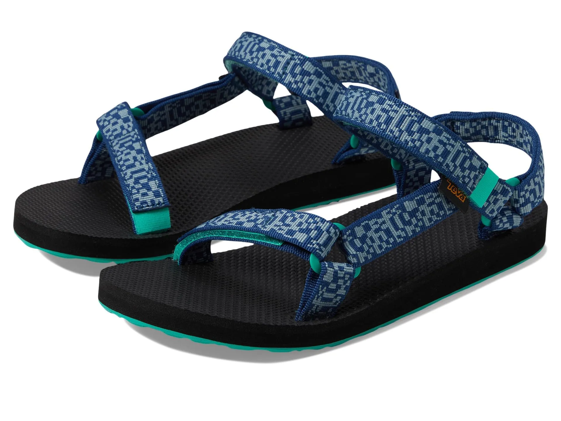 Teva Boy's Original Universal Sandal, Radio Blue Opal