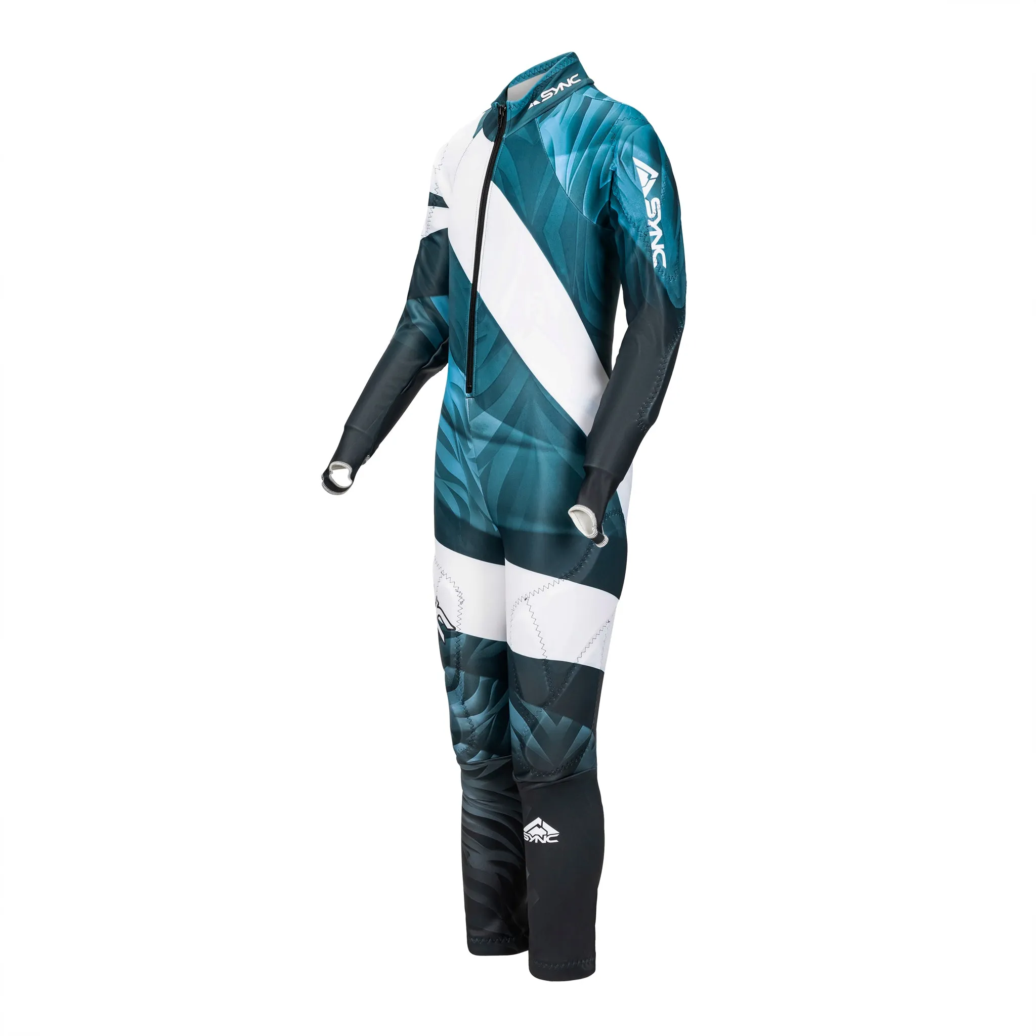 Tiger Kids Race Suit - Aqua