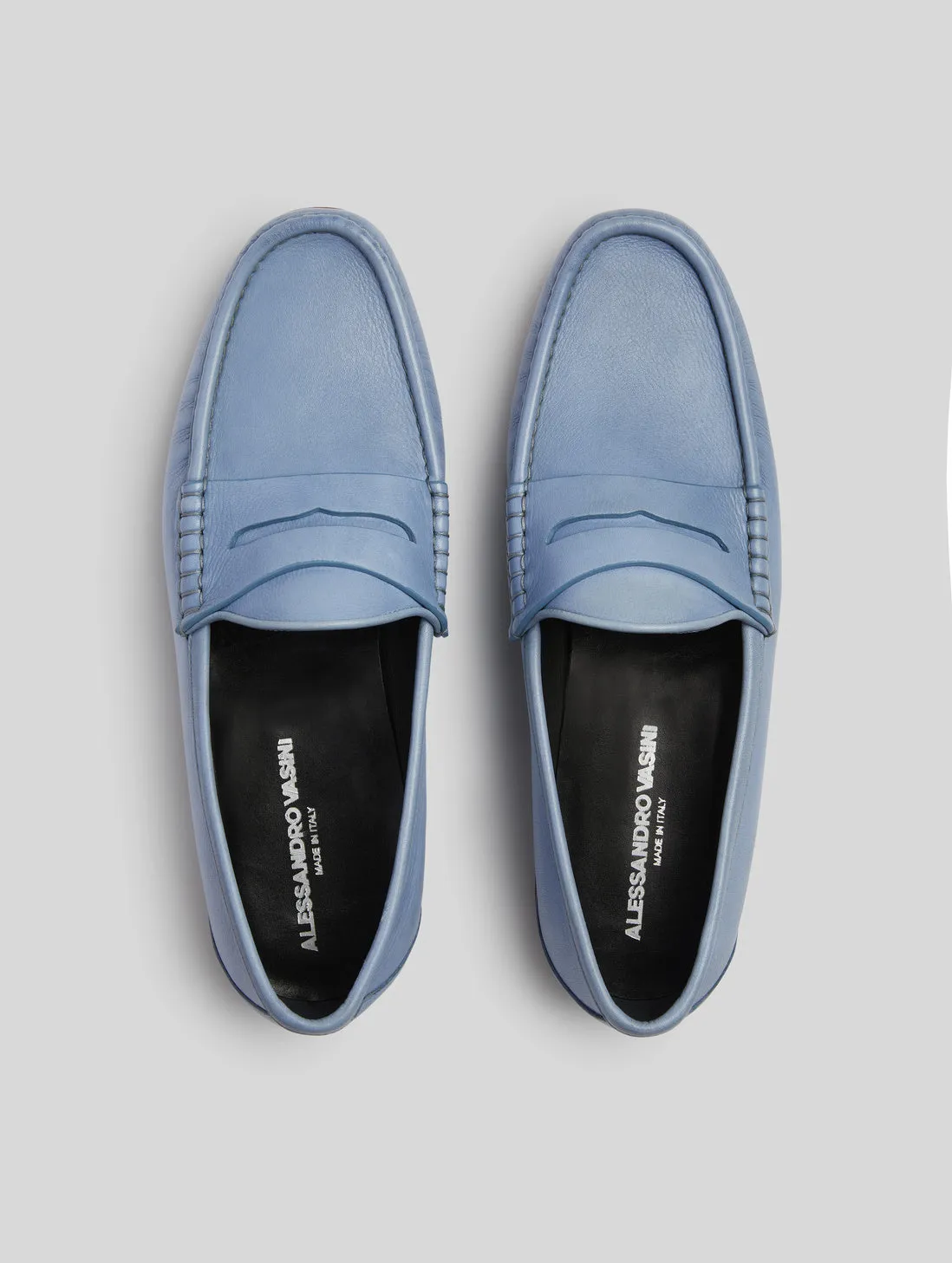 TONY PENNY LOAFER IN LIGHT BLUE -Woman