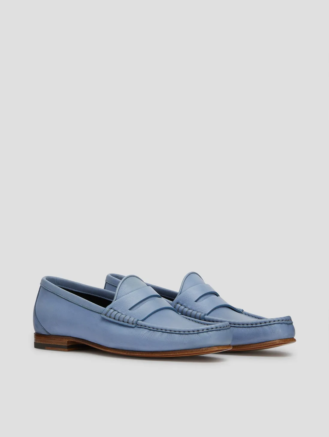 TONY PENNY LOAFER IN LIGHT BLUE -Woman