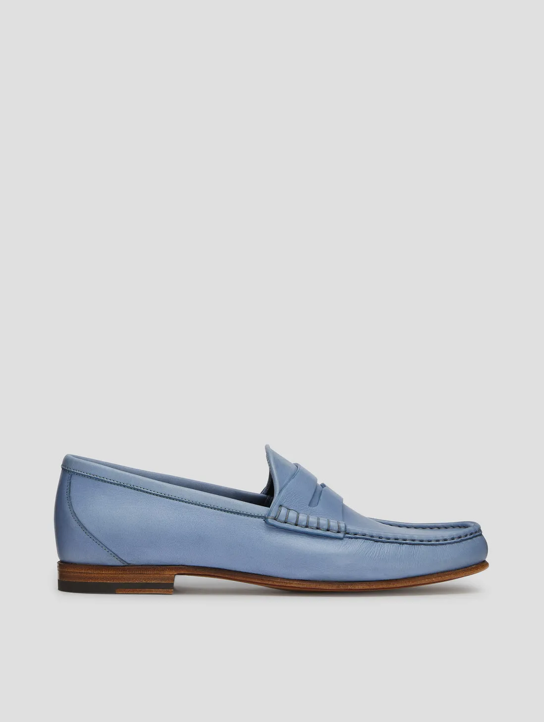 TONY PENNY LOAFER IN LIGHT BLUE -Woman