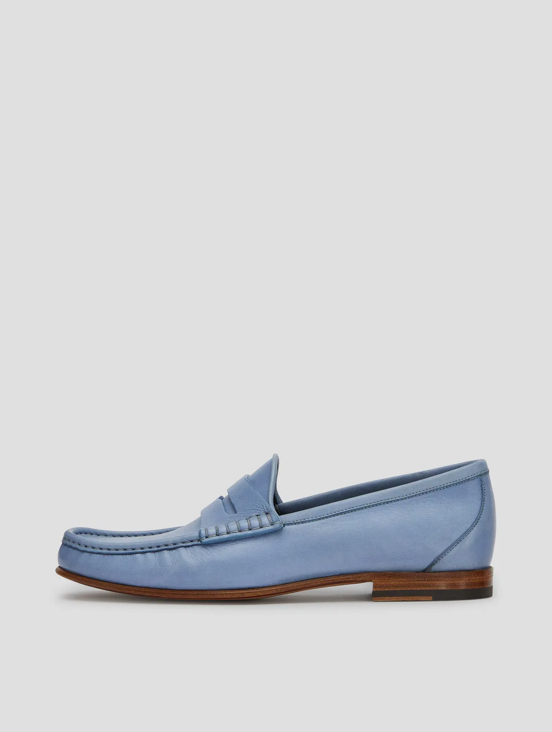 TONY PENNY LOAFER IN LIGHT BLUE -Woman