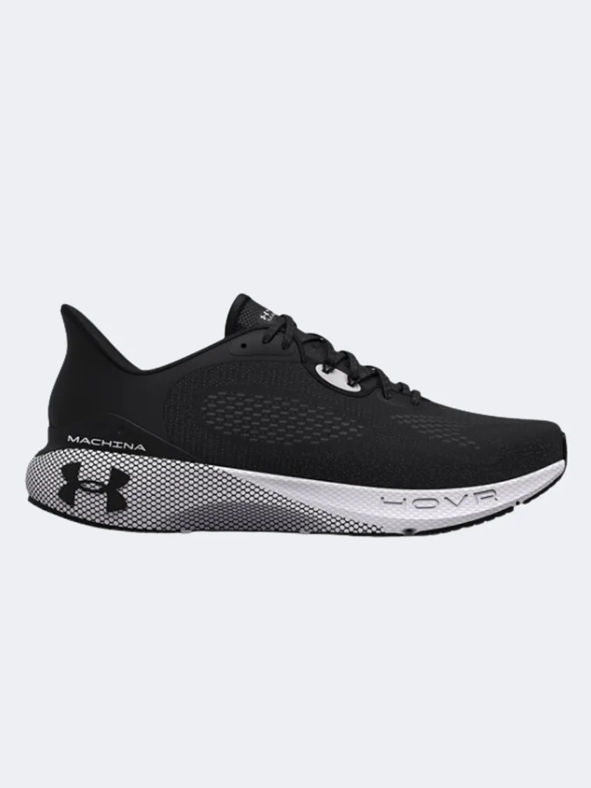 Under Armour Hovr Machina 3 Men Running Shoes Black / White