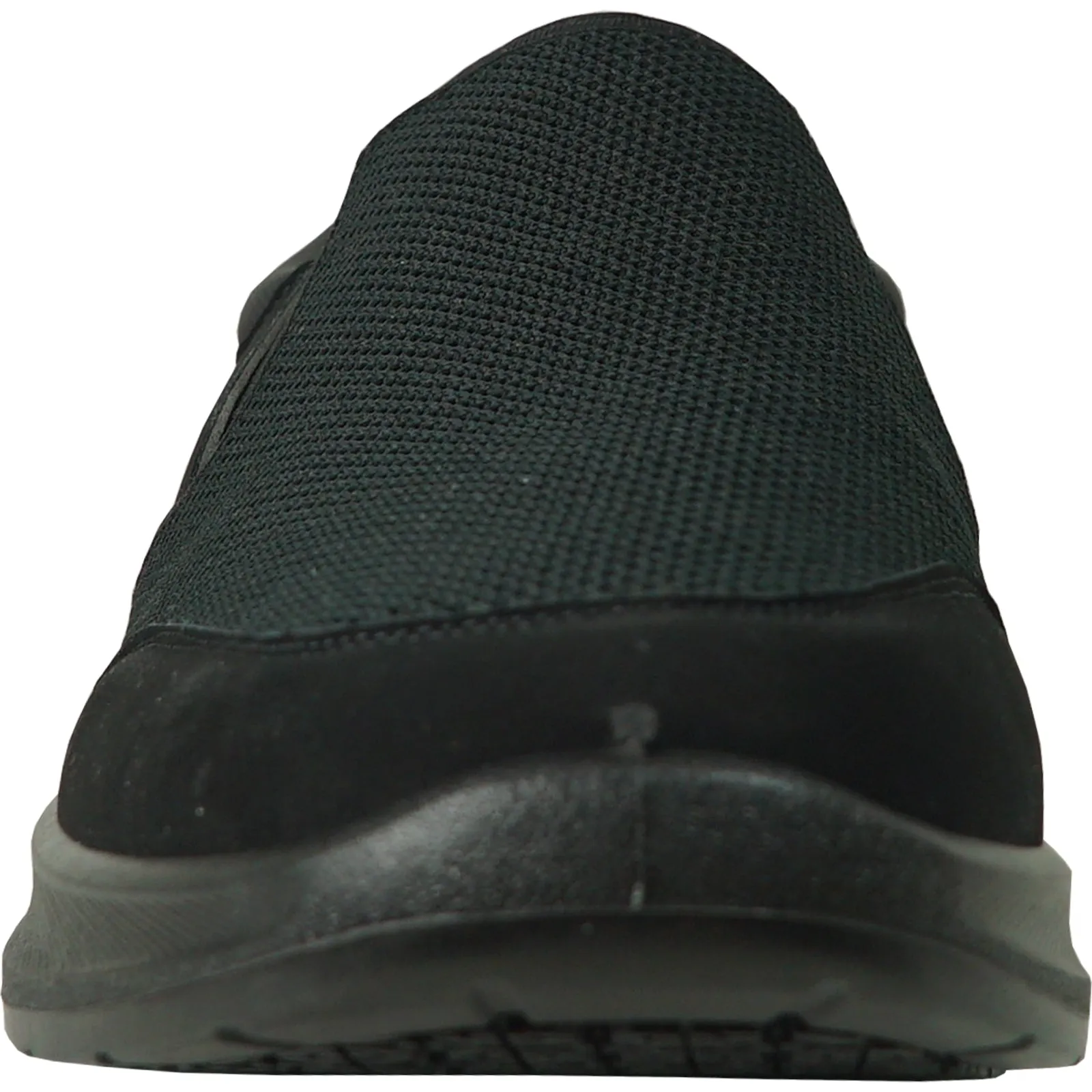 VANGELO Men Slip Resistant Shoe JIMMY-2 Black  - Wide Width Available