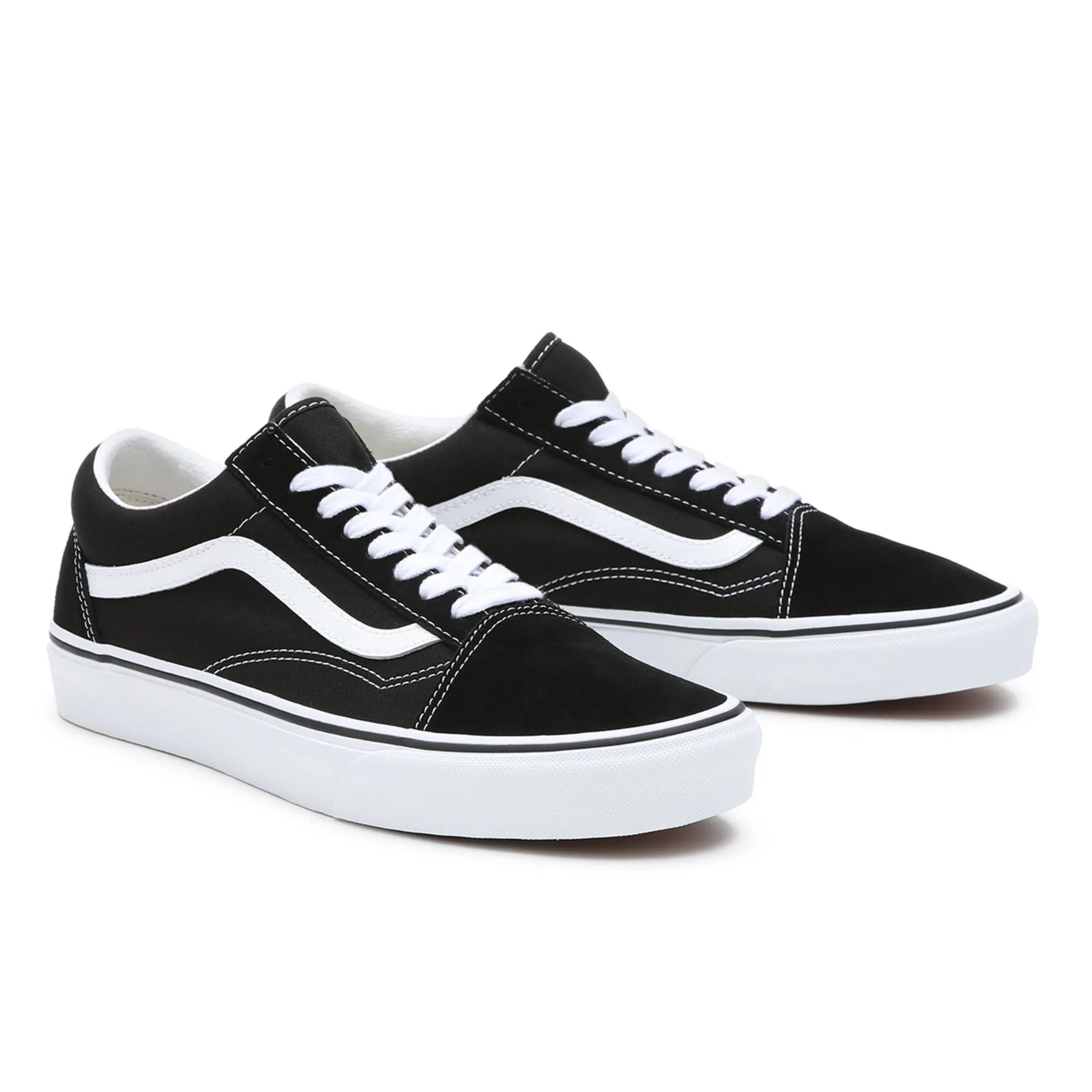 Vans scarpa sneakers da adulto con pianta larga Old Skool Wide VN0000T8BMX nero-bianco