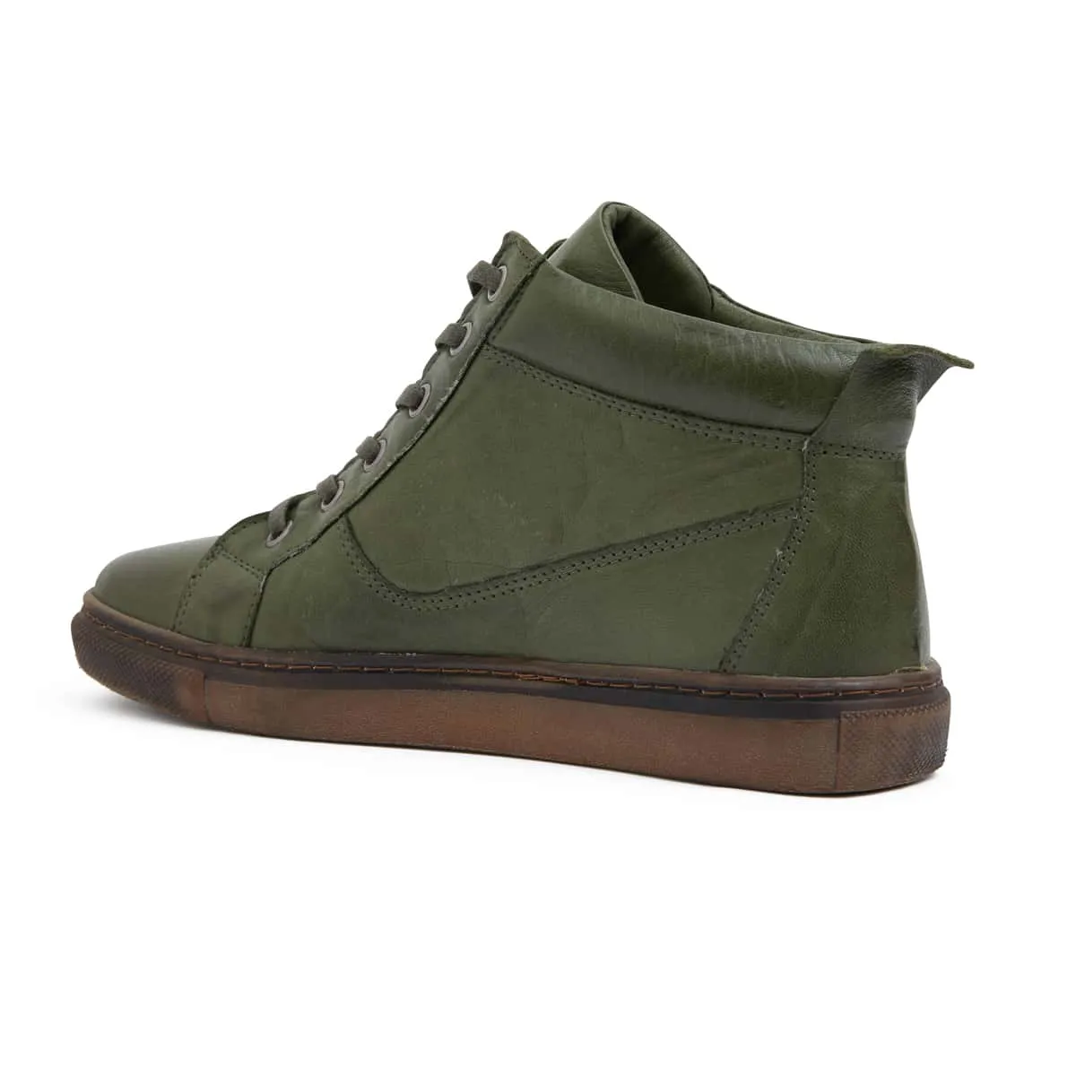 Wagner Boot in Khaki Leather