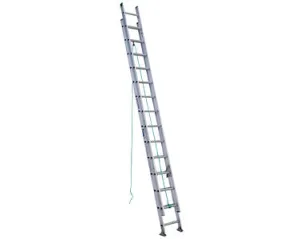 Werner 28ft Type II Aluminum D-Rung Extension Ladder D1228-2