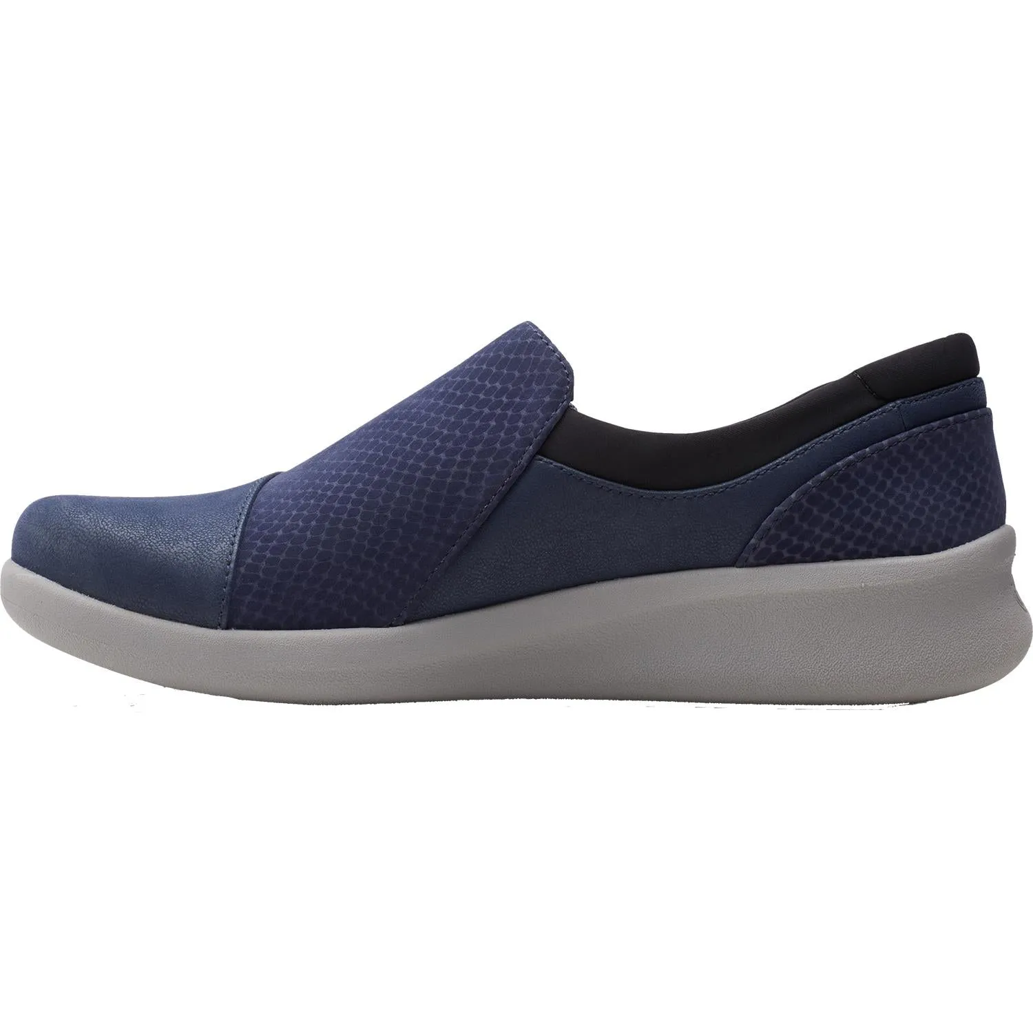 Women's Clarks Cloudsteppers Sillian 2.0 Day Navy Fabric