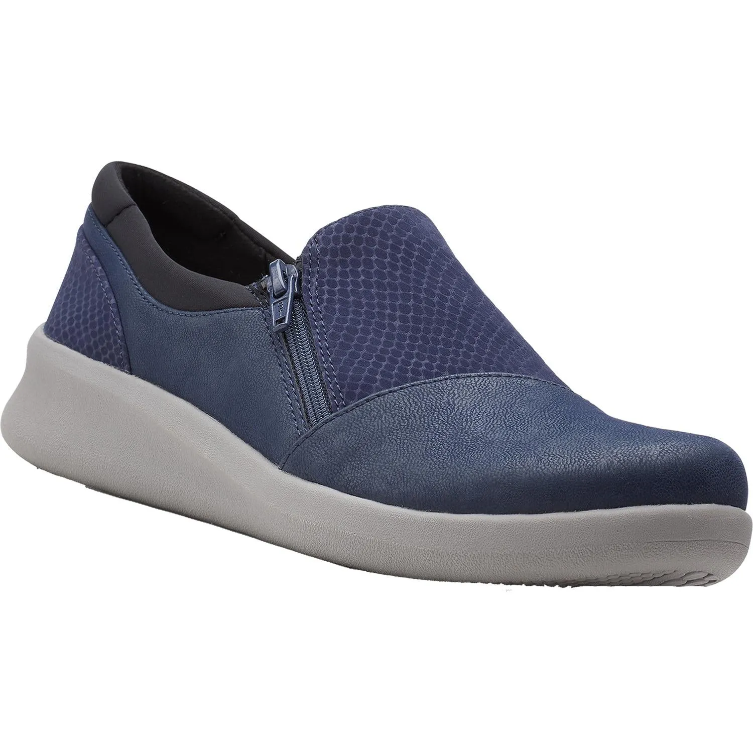 Women's Clarks Cloudsteppers Sillian 2.0 Day Navy Fabric