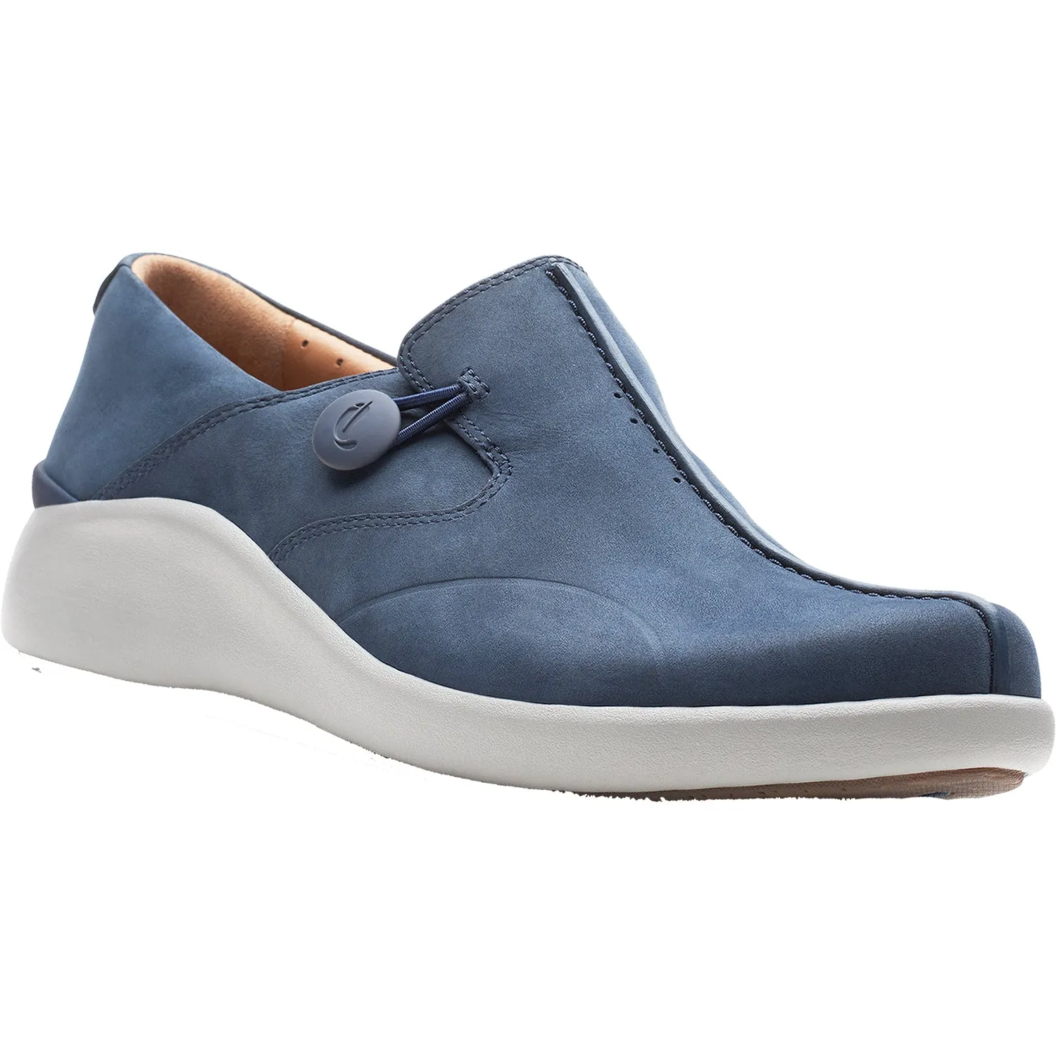 Women's Clarks Un Loop 2 Walk Navy Nubuck