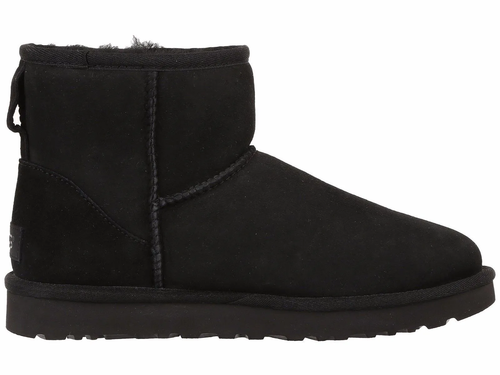 Women's Shoes UGG CLASSIC MINI II Slip On Sheepskin Ankle Boots 1016222 BLACK