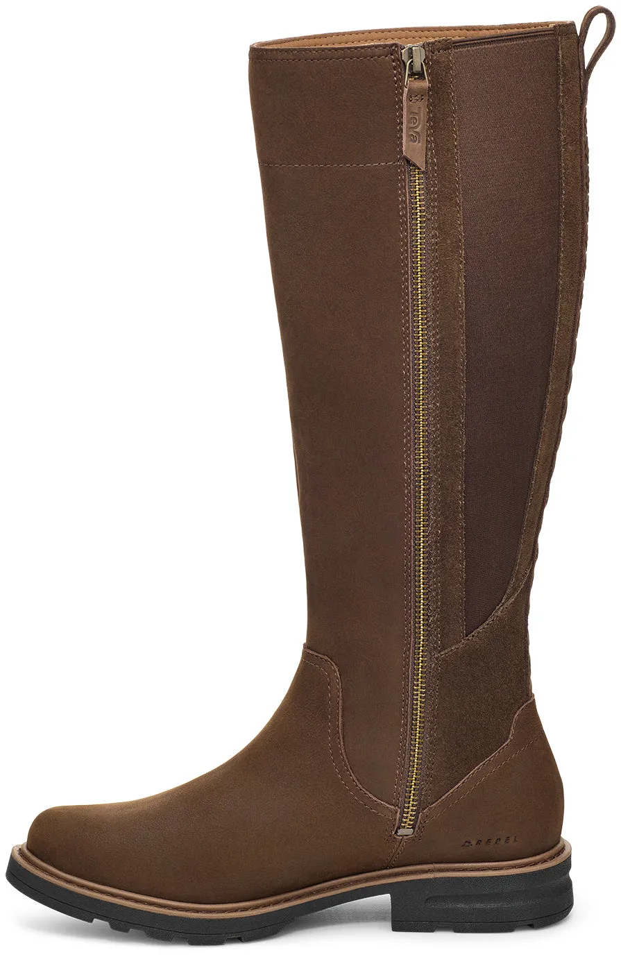 Women's Teva Rowena Tall Color: Chocolate Brown