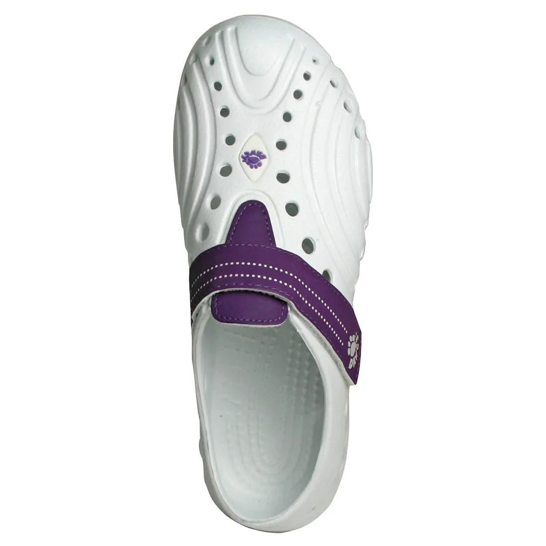 Women's Ultralite Spirit Shoes - White with Plum